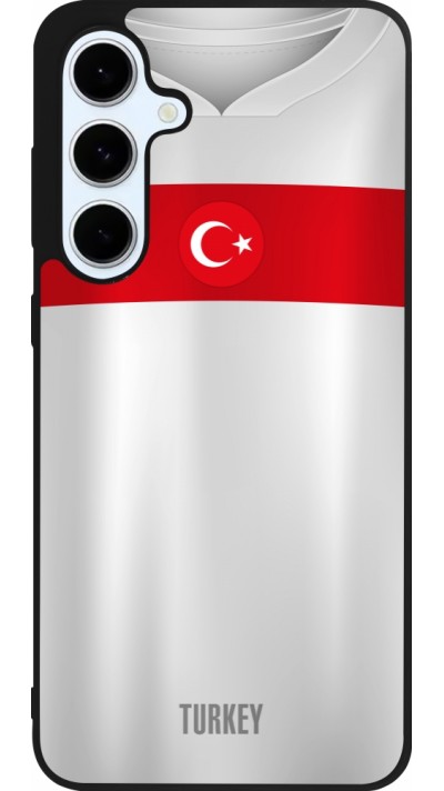 Samsung Galaxy S24 FE Case Hülle - Silikon schwarz Türkei personalisierbares Fussballtrikot