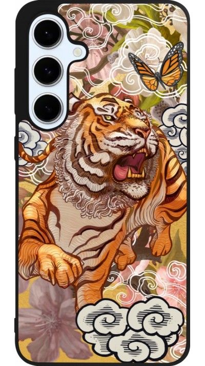 Samsung Galaxy S24 FE Case Hülle - Silikon schwarz Spring 23 japanese tiger