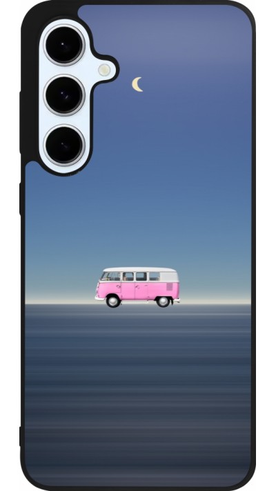 Samsung Galaxy S24 FE Case Hülle - Silikon schwarz Spring 23 pink bus