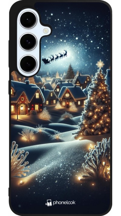 Samsung Galaxy S24 FE Case Hülle - Silikon schwarz Weihnachten 2023 Weihnachten steht vor der Tür