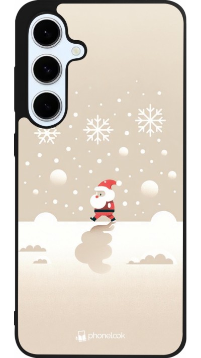 Samsung Galaxy S24 FE Case Hülle - Silikon schwarz Weihnachten 2023 Minimalistischer Weihnachtsmann