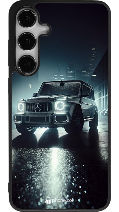 Samsung Galaxy S24+ Case Hülle - Silikon schwarz Mercedes G AMG Nacht