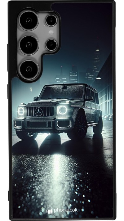 Samsung Galaxy S24 Ultra Case Hülle - Silikon schwarz Mercedes G AMG Nacht