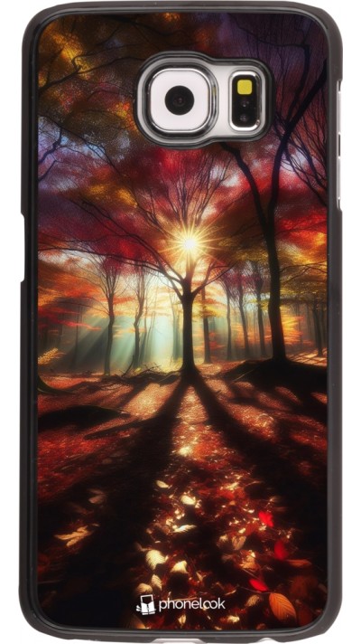 Samsung Galaxy S6 Case Hülle - Herbstlicher goldener Glanz