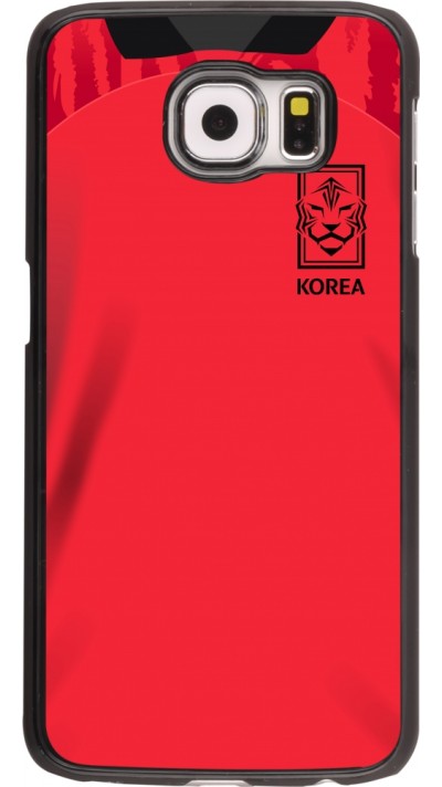 Samsung Galaxy S6 Case Hülle - Südkorea 2022 personalisierbares Fussballtrikot