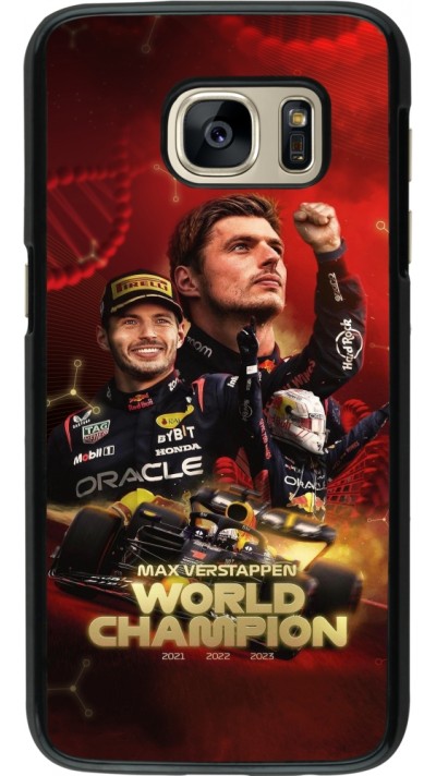 Samsung Galaxy S7 Case Hülle - Max Verstappen Champion 2023