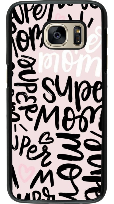 Samsung Galaxy S7 Case Hülle - Mom 2024 Super mom