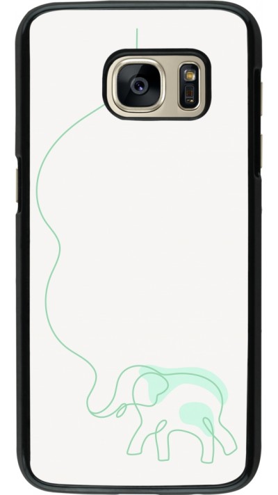 Samsung Galaxy S7 Case Hülle - Spring 23 baby elephant