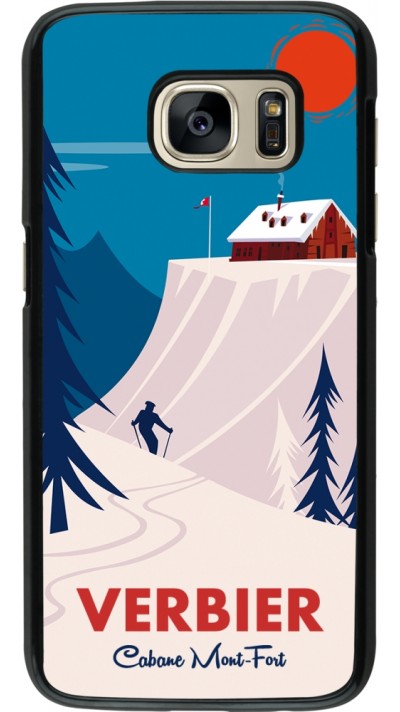 Samsung Galaxy S7 Case Hülle - Verbier Cabane Mont-Fort