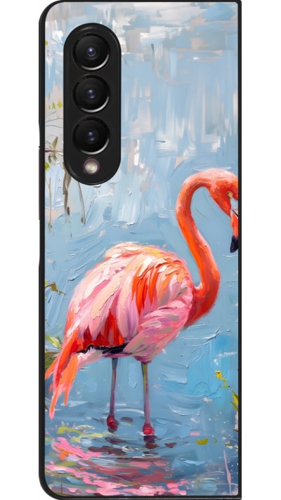 Samsung Galaxy Z Fold4 Case Hülle - Paint Flamingo