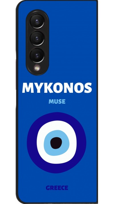 Samsung Galaxy Z Fold4 Case Hülle - Pop Summer Destination Mykonos