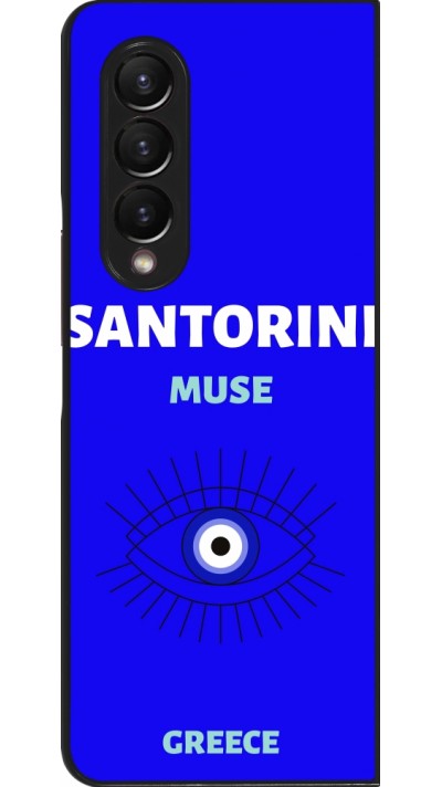 Samsung Galaxy Z Fold4 Case Hülle - Pop Summer Destination Santorini