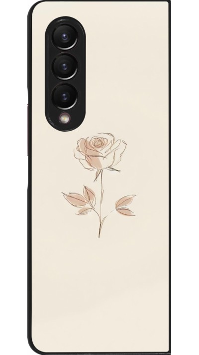 Samsung Galaxy Z Fold4 Case Hülle - Rosa Sand Minimalistisch