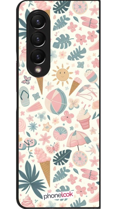 Samsung Galaxy Z Fold4 Case Hülle - Sommer Pink Muster