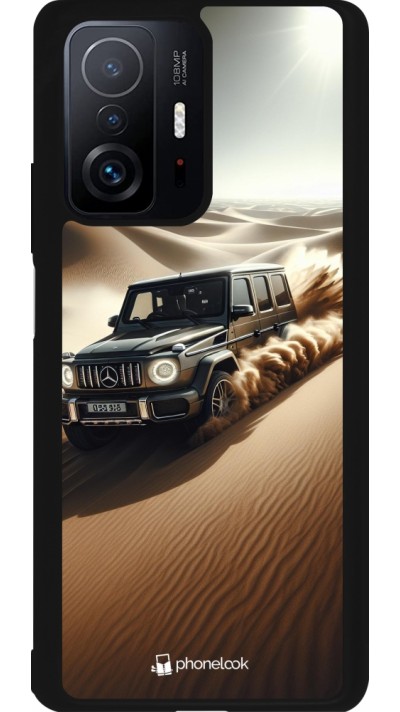 Xiaomi 11T Case Hülle - Silikon schwarz Mercedes G Drift Wueste