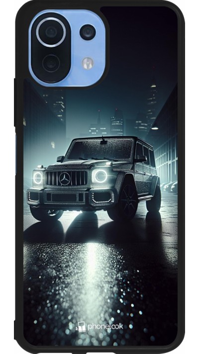 Xiaomi Mi 11 Lite 5G Case Hülle - Silikon schwarz Mercedes G AMG Nacht