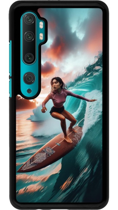 Xiaomi Mi Note 10 / Note 10 Pro Case Hülle - Surferin aus Bali