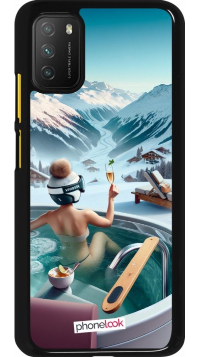 Xiaomi Poco M3 Case Hülle - Berg Glamour Whirlpool