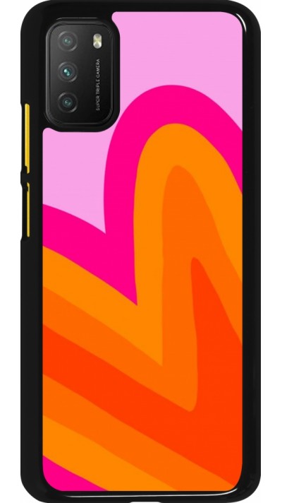 Xiaomi Poco M3 Case Hülle - Valentine 2024 heart gradient