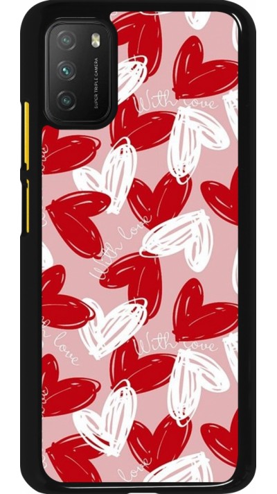 Xiaomi Poco M3 Case Hülle - Valentine 2024 with love heart