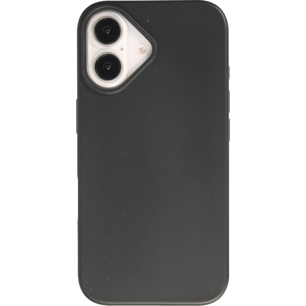 Coque iPhone 16 - Bio Eco-Friendly biodégradable écologique nature - Noir