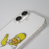 Coque iPhone 16 - Gel cartoon Homer Simpson