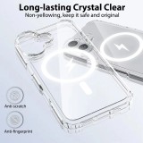 Coque iPhone 16 - Gel transparent compatible MagSafe silicone TPU Super Clear