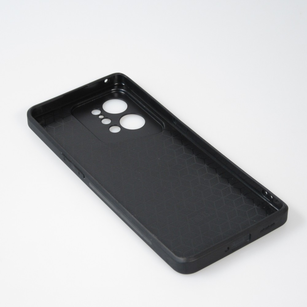 OPPO Find X5 Case Hülle - Silikon schwarz Valentine 2024 heart gradient